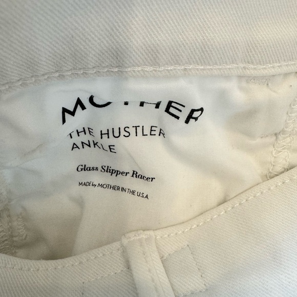 Mother The Hustler Ankle jeans in Glass Slipper Racer size 28 - Picture 9 of 12